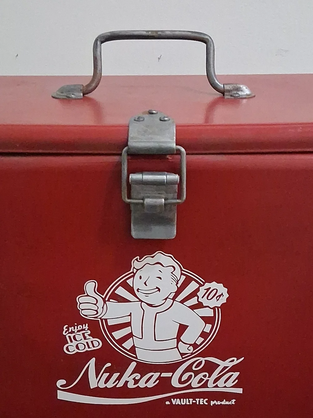 Fallout Nuka Cola Vault Boy Vintage Metal Wet/Dry Multi Level Cooler